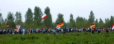 Wallfahrt "aller Völker" beim Weltjugendtag 2005